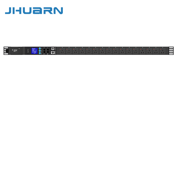 佳华通达JRDSBGF1204-16A250V带监控电流表4位16A12位10A防脱落国标孔无线 无插头1U竖装