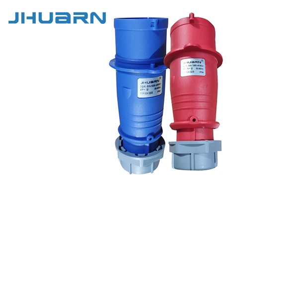 佳华通达航空工业插头插座三相电380v大功率32a公母对接连接器防水16a